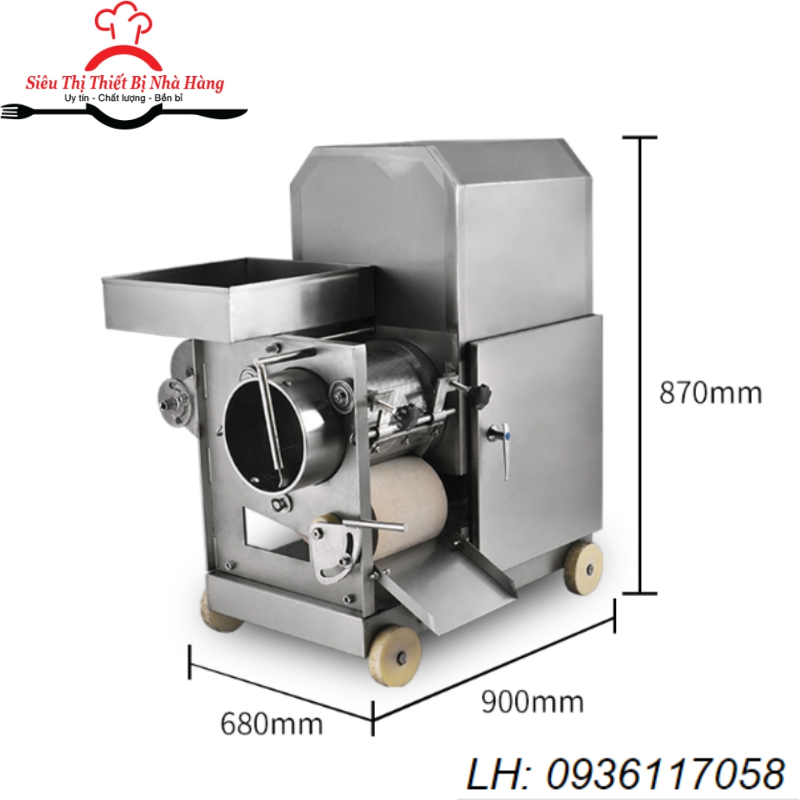 Máy tách xương cá, cua, tôm tự động chính hãng