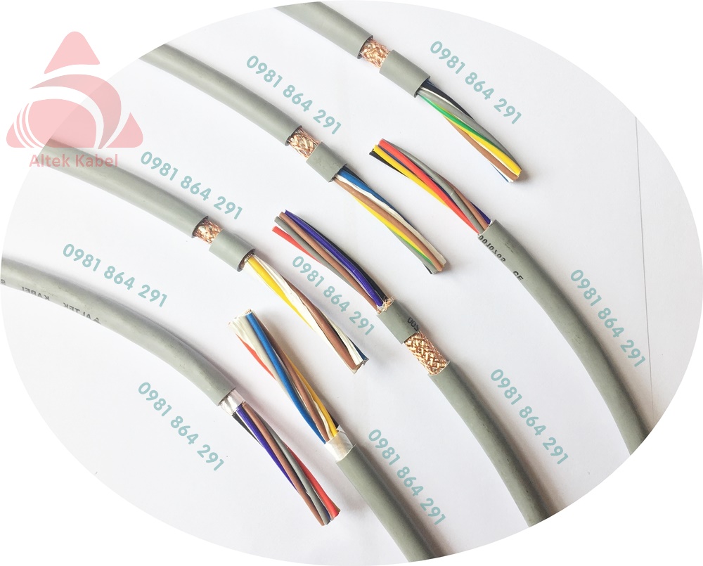 Cáp điều khiển 7C, 7x0.5,7x0.75,7x1.0,7x1.5mm2 Altek Kabel