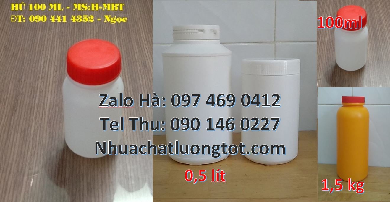 Bán hũ nhựa chất lượng cao,hũ nhựa 1.5kg nắp vặn đựng mỹ phẩm màu tran