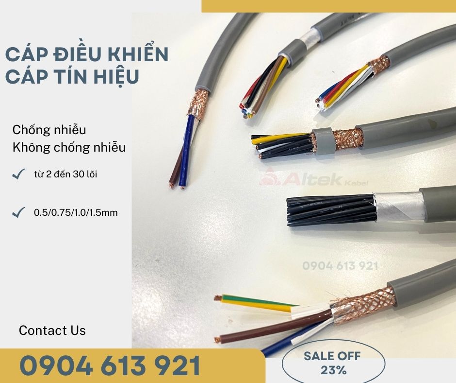 Cáp điều khiển, cáp tín hiệu Altek Kabel