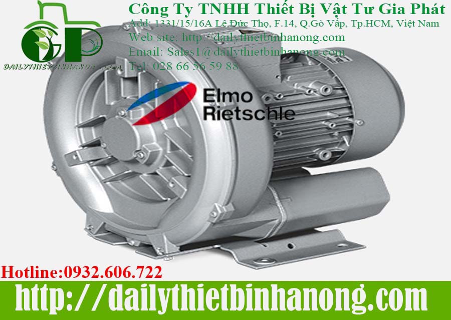 Máy thổi chân không, bơm hút chân không Elmo