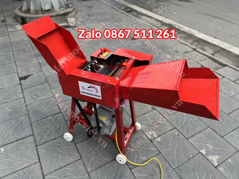 Máy băm cỏ băm rơm chạy điện 3kw tại QUảng Ngãi