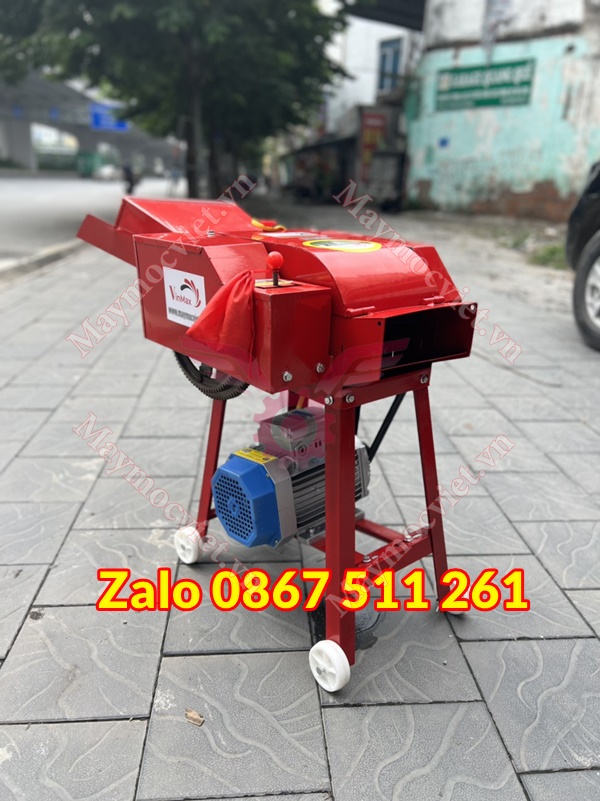Máy băm cỏ băm rơm chạy điện 3kw tại QUảng Ngãi
