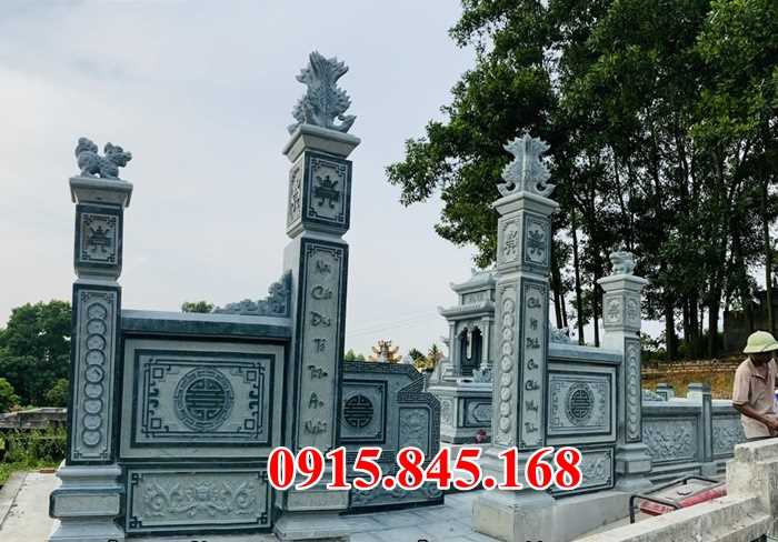 47498 mẫu cổng đá đẹp nhất - cổng tam quan nhà thờ từ đường