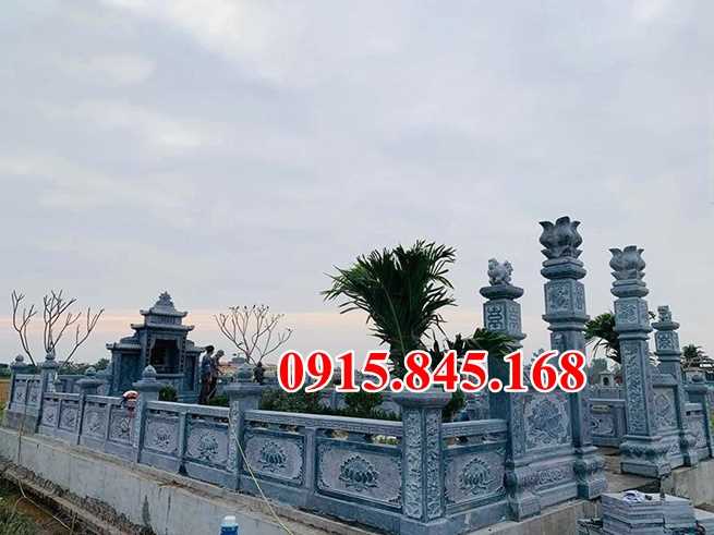 0047 Mẫu cổng tam quan bằng đá đẹp - cổng đình làng đền miếu