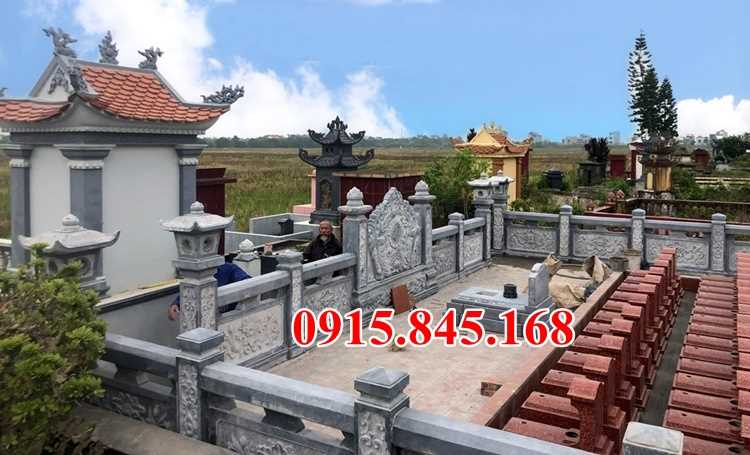 0047 Mẫu cổng tam quan bằng đá đẹp - cổng đình làng đền miếu