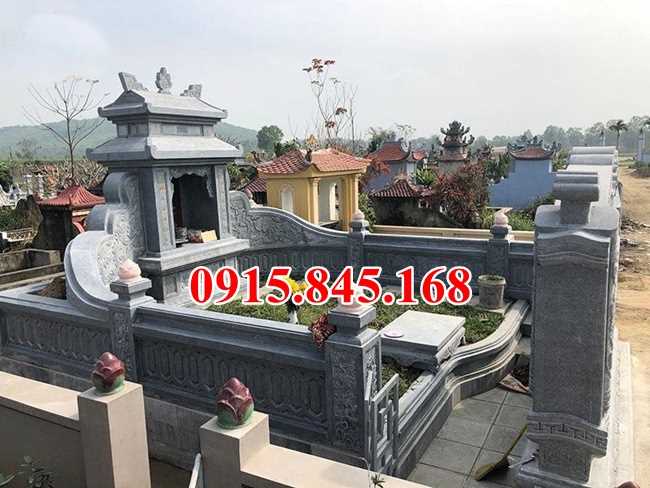 0047 Mẫu cổng tam quan bằng đá đẹp - cổng đình làng đền miếu