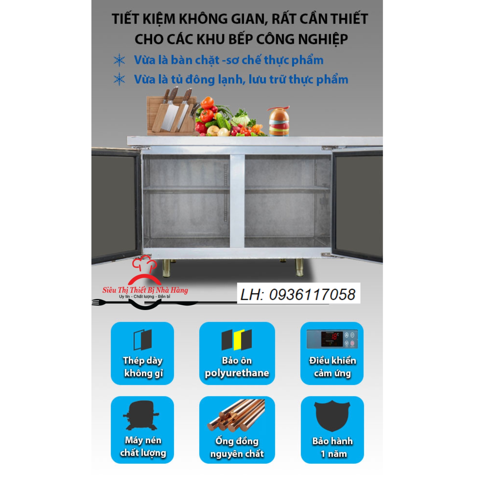 Bàn mát 2 cánh 1m5- inox cao cấp chính hãng BẮC VIỆT
