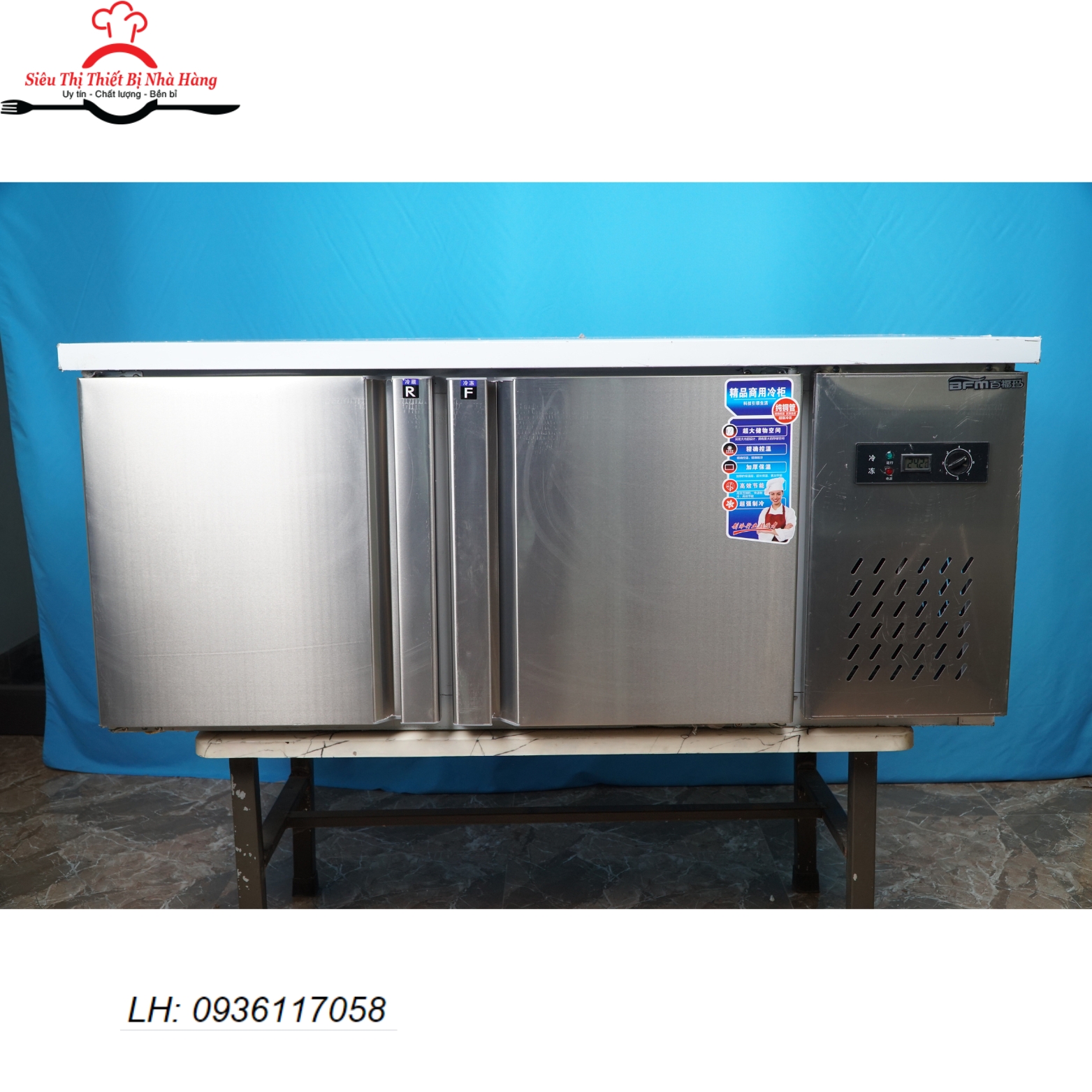 Bàn mát 2 cánh 1m5- inox cao cấp chính hãng BẮC VIỆT