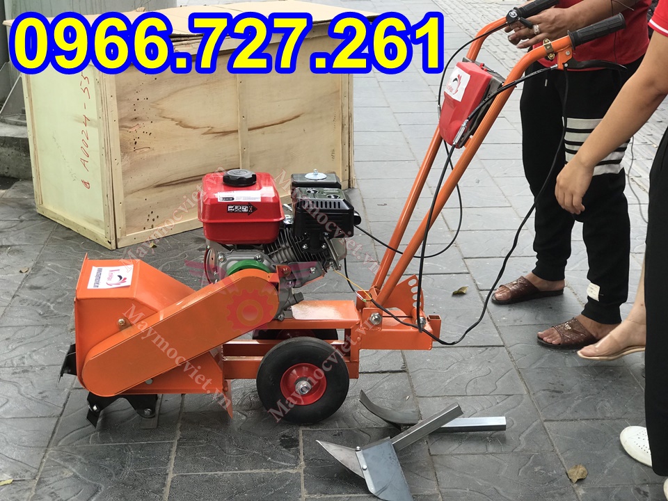 Máy đào xẻ rãnh, xạc cỏ đa năng