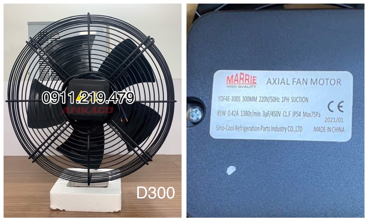 QUẠT CÔNG NGHIỆP d300mm MODEL ywf4d-300s giá sỉ lẻ