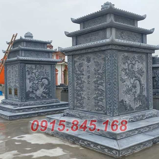 mẫu 62+ mộ tháp đá để tro cốt bán long an - am thờ thần linh tiền gian
