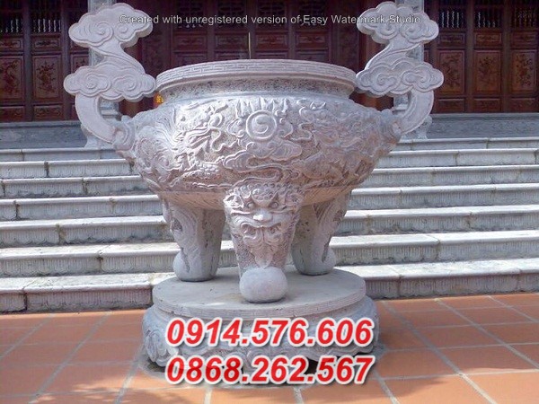 68 mẫu lư hương đá đẹp nhất - đèn đỉnh hương bằng đá sài gòn