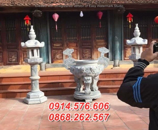 68 mẫu lư hương đá đẹp nhất - đèn đỉnh hương bằng đá sài gòn