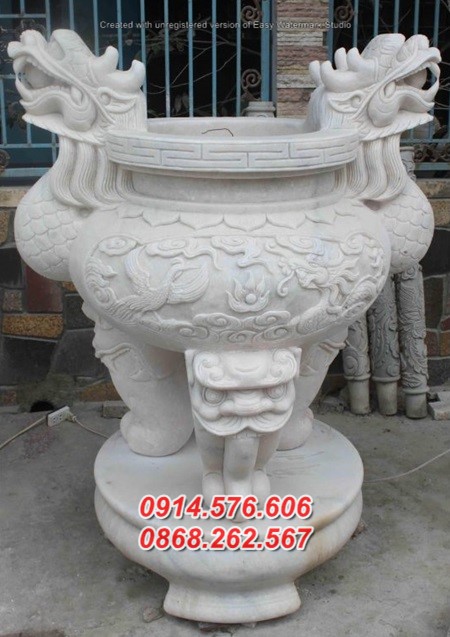 228 đỉnh hương bằng đá bán bình dương - lư hương đá đẹp