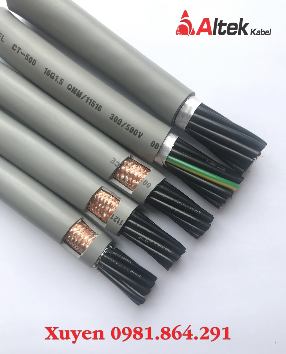 Cáp truyền tín hiệu 16C, 16x0.5mm2 hàng chính hãng, giá tốt