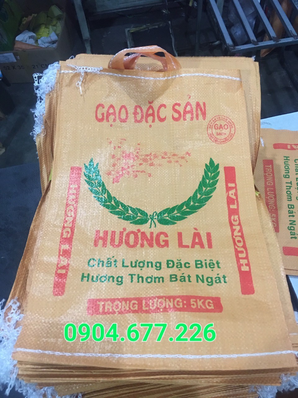 Bao đựng gạo, bao đựng gạo từ thiện, Hương lài 5kg