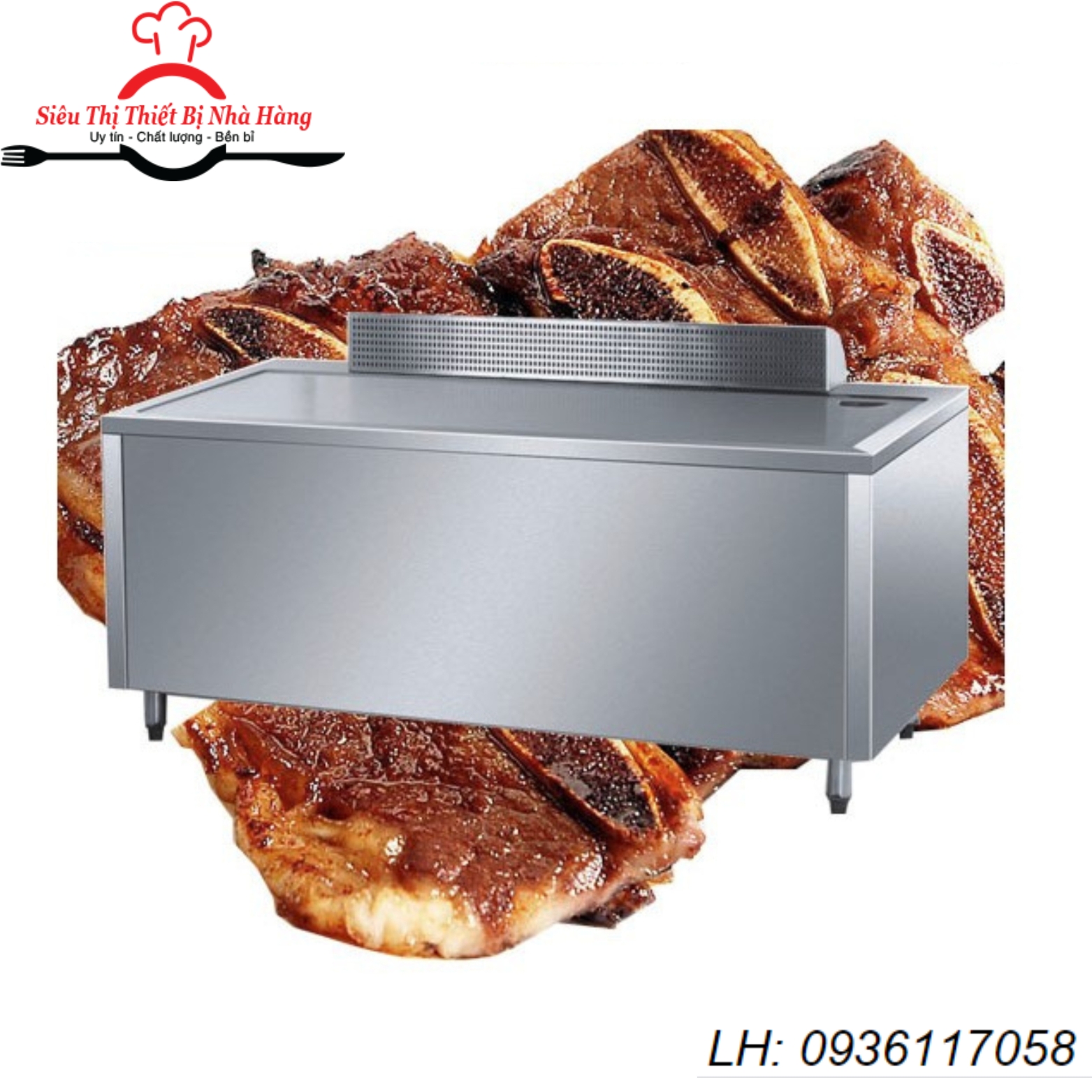 Bếp nướng Teppanyaki kiểu Nhật 1m2-2m dùng điện và dùng gas