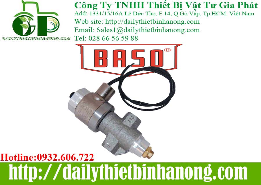 Van gas an toàn cho hệ thống khí đốt Baso