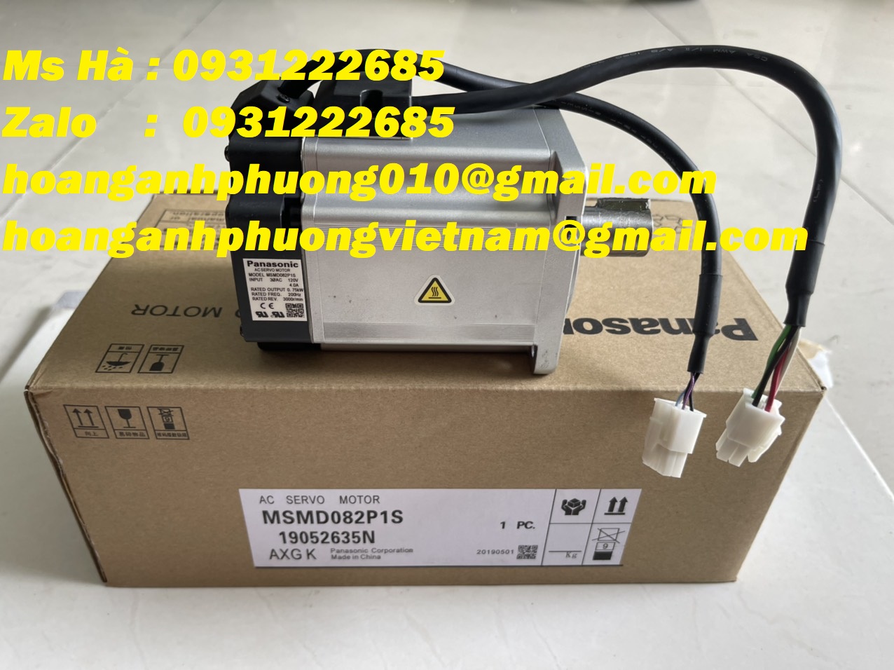 Động cơ điều khiển MSMD082P1S panasonic - giao nhanh chóng