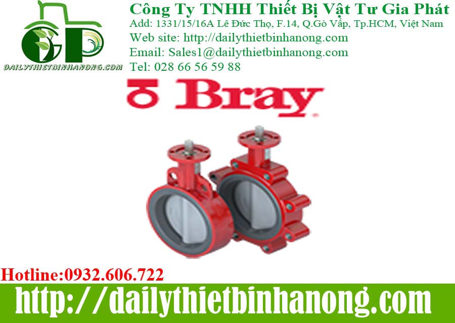 Van bướm Bray hiệu suất cao cho hệ thống điều khiển chất lỏng