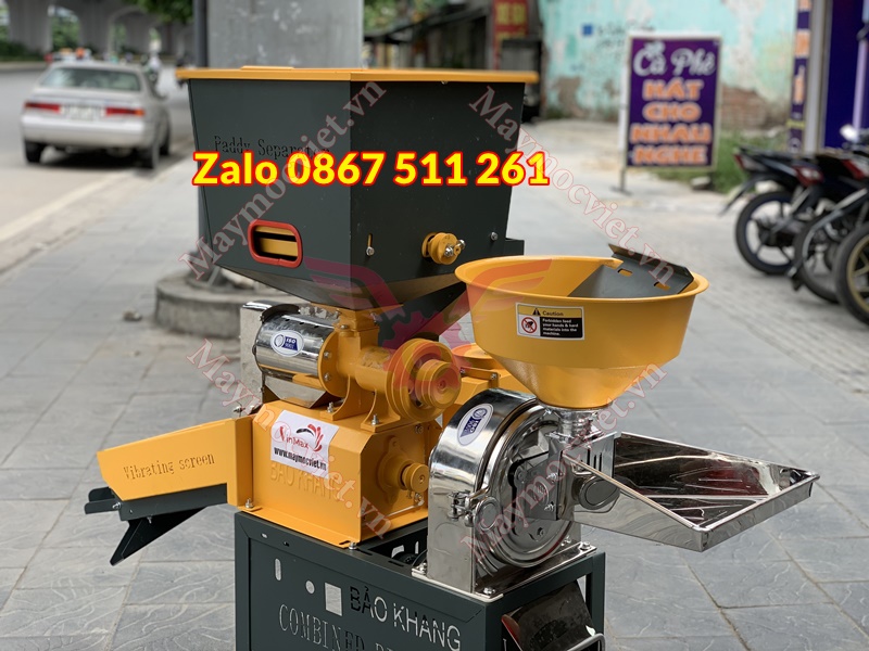 Máy xay xát gạo mini buồng inox giá rẻ tại Gia Lai