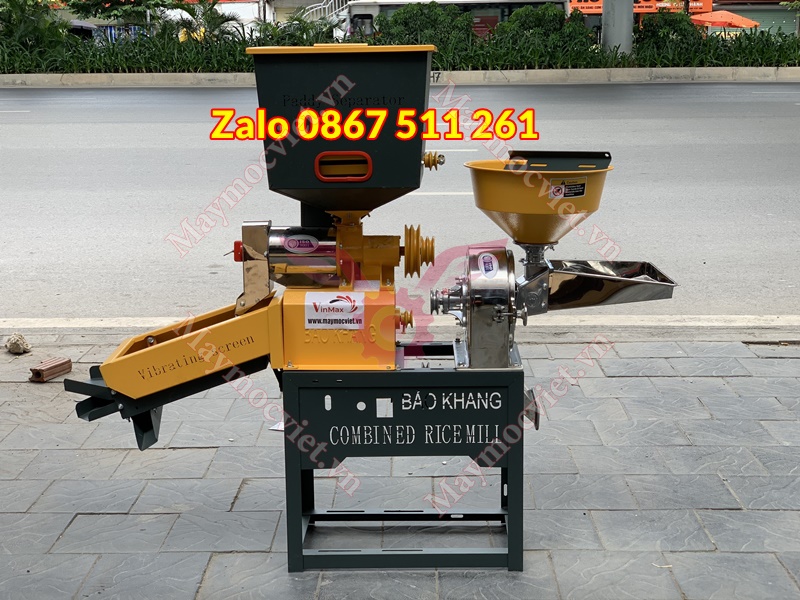 Máy xay xát gạo mini buồng inox giá rẻ tại Gia Lai