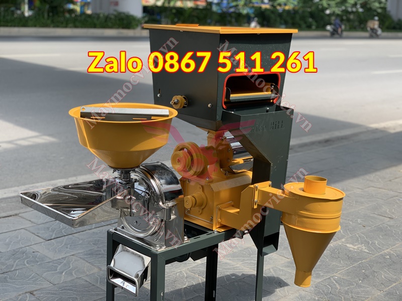 Máy xay xát gạo mini buồng inox giá rẻ tại Gia Lai