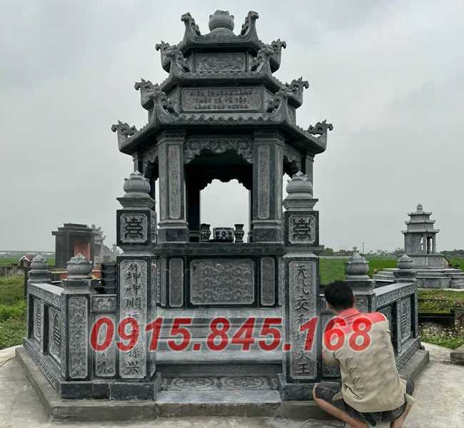 Mẫu mộ đá tròn đẹp bán sài gòn thiết kế phong thuỷ để thờ tro cốt