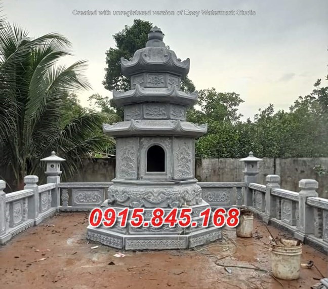 Mẫu mộ đá tròn đẹp bán sài gòn thiết kế phong thuỷ để thờ tro cốt