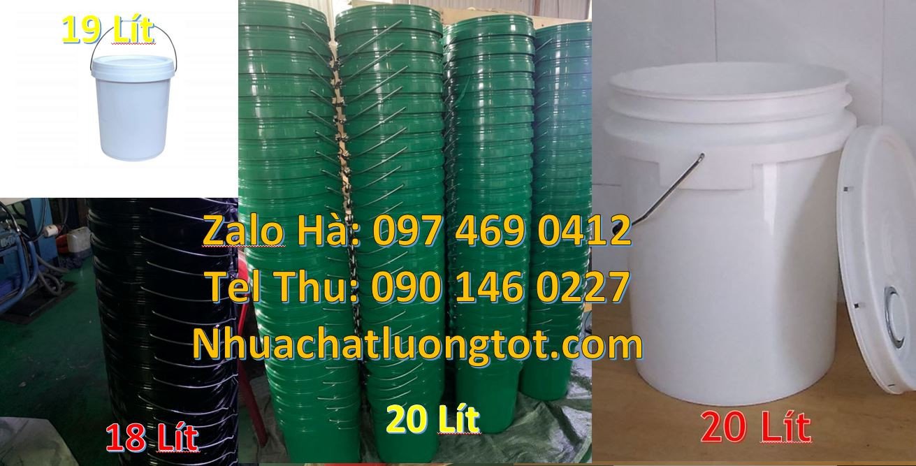 Bán thùng đựng sơn chất lượng cao,thùng sơn 20l nắp chiết rót giá rẻ h