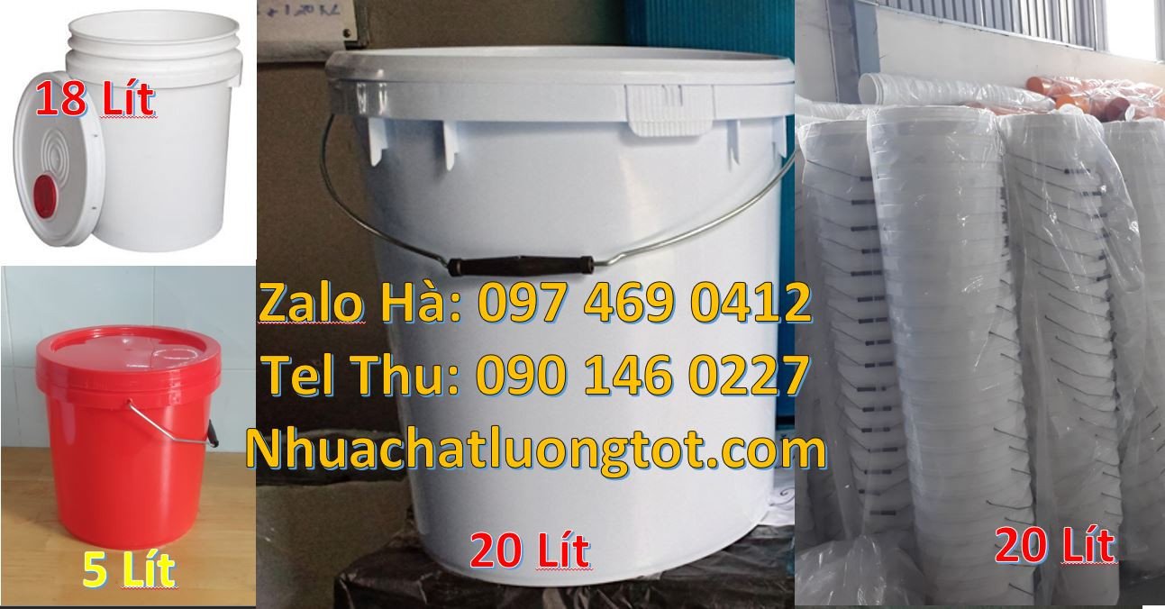 Bán thùng đựng sơn chất lượng cao,thùng sơn 20l nắp chiết rót giá rẻ h