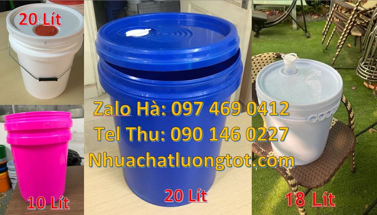 Bán thùng đựng sơn chất lượng cao,thùng sơn 20l nắp chiết rót giá rẻ h