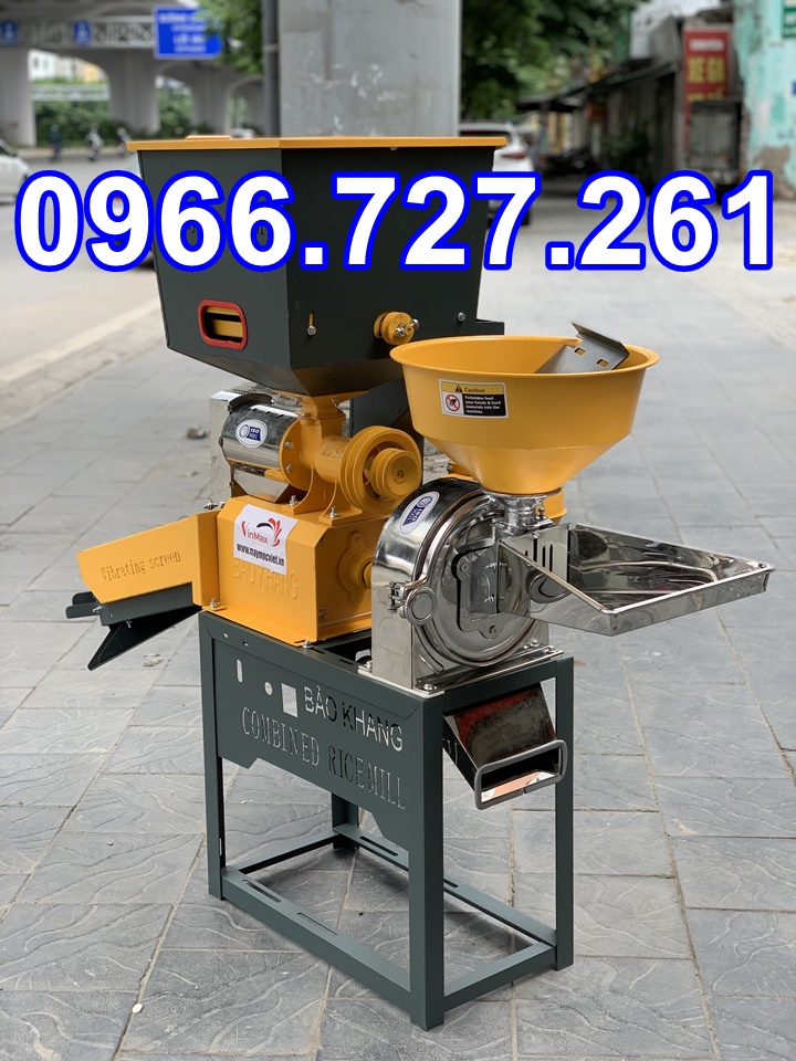 Máy xát gạo đa chức năng có sàng lọc sạn KW258