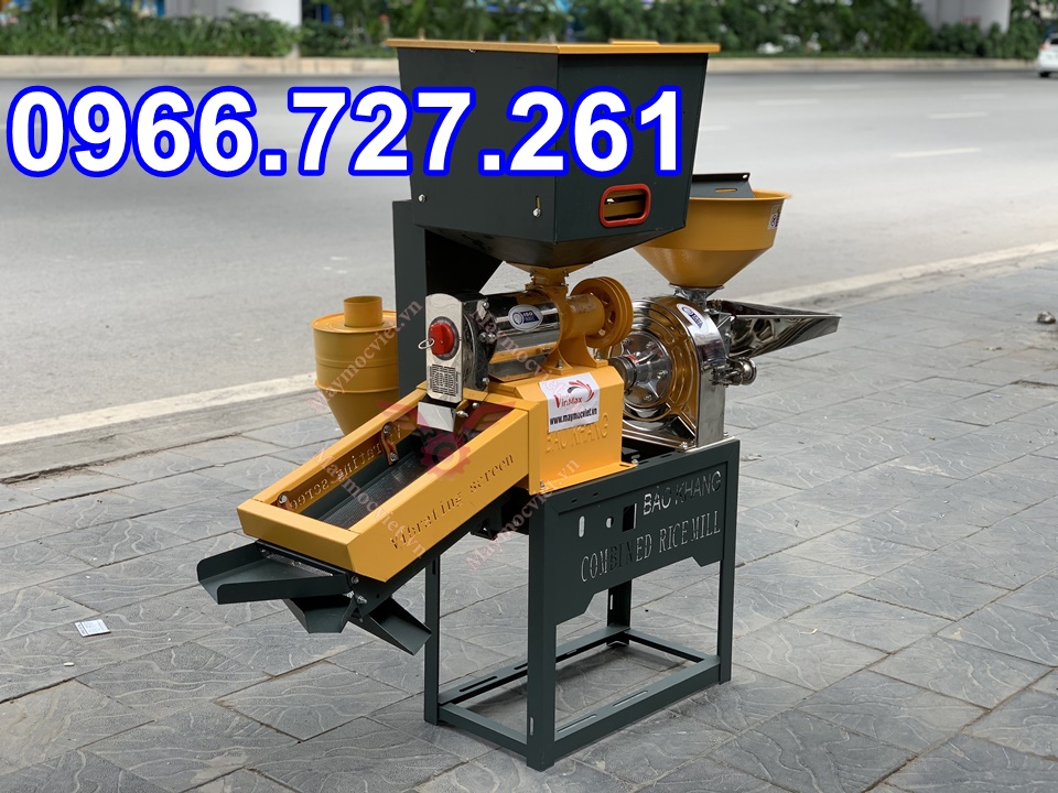 Máy xát gạo đa chức năng có sàng lọc sạn KW258