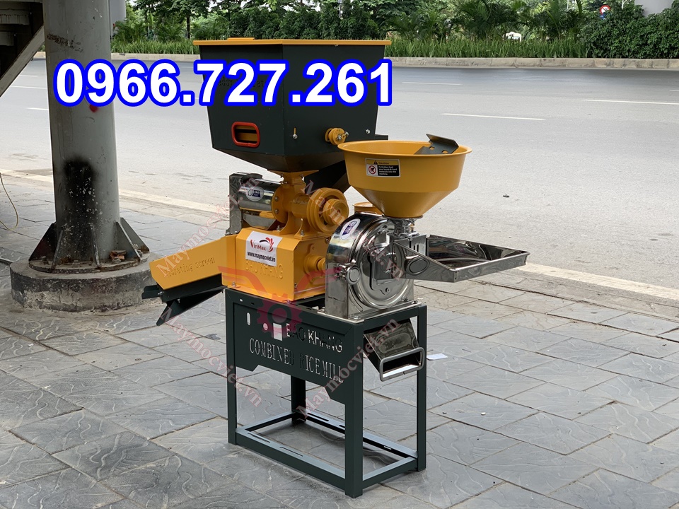Máy xát gạo đa chức năng có sàng lọc sạn KW258