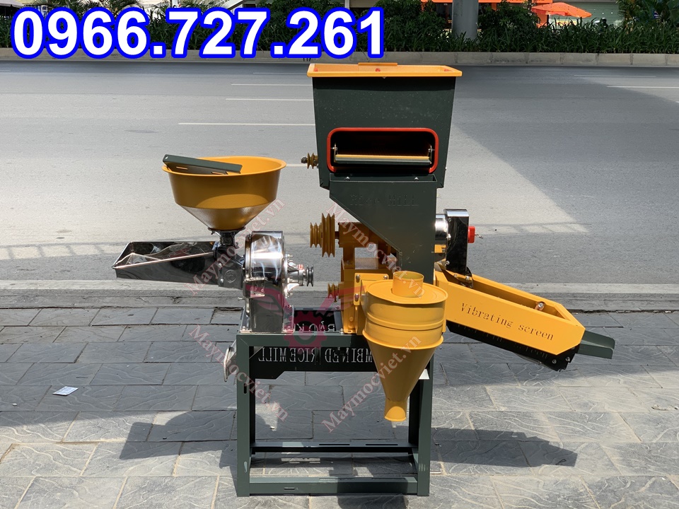 Máy xát gạo đa chức năng có sàng lọc sạn KW258