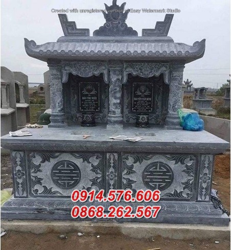Mẫu mộ đá đôi bán đắk lắk - lăng mộ mồ mả tro cốt ông bà bố mẹ