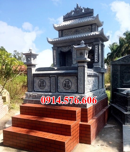Mẫu mộ đá đôi bán đắk lắk - lăng mộ mồ mả tro cốt ông bà bố mẹ