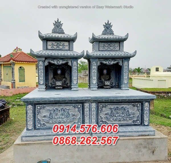 Mẫu mộ đá đôi bán tp hồ chí minh + lăng mộ ông bà bố mẹ ba má