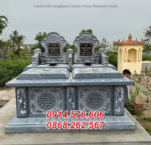 Mẫu mộ đá đôi bán tp hồ chí minh + lăng mộ ông bà bố mẹ ba má