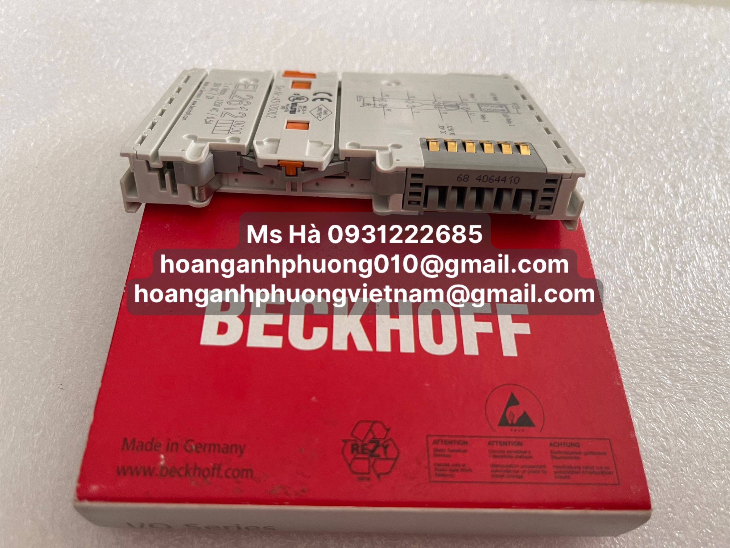 EL2612  mô đun kết nối đầu ra rơ le  beckhoff giá tốt