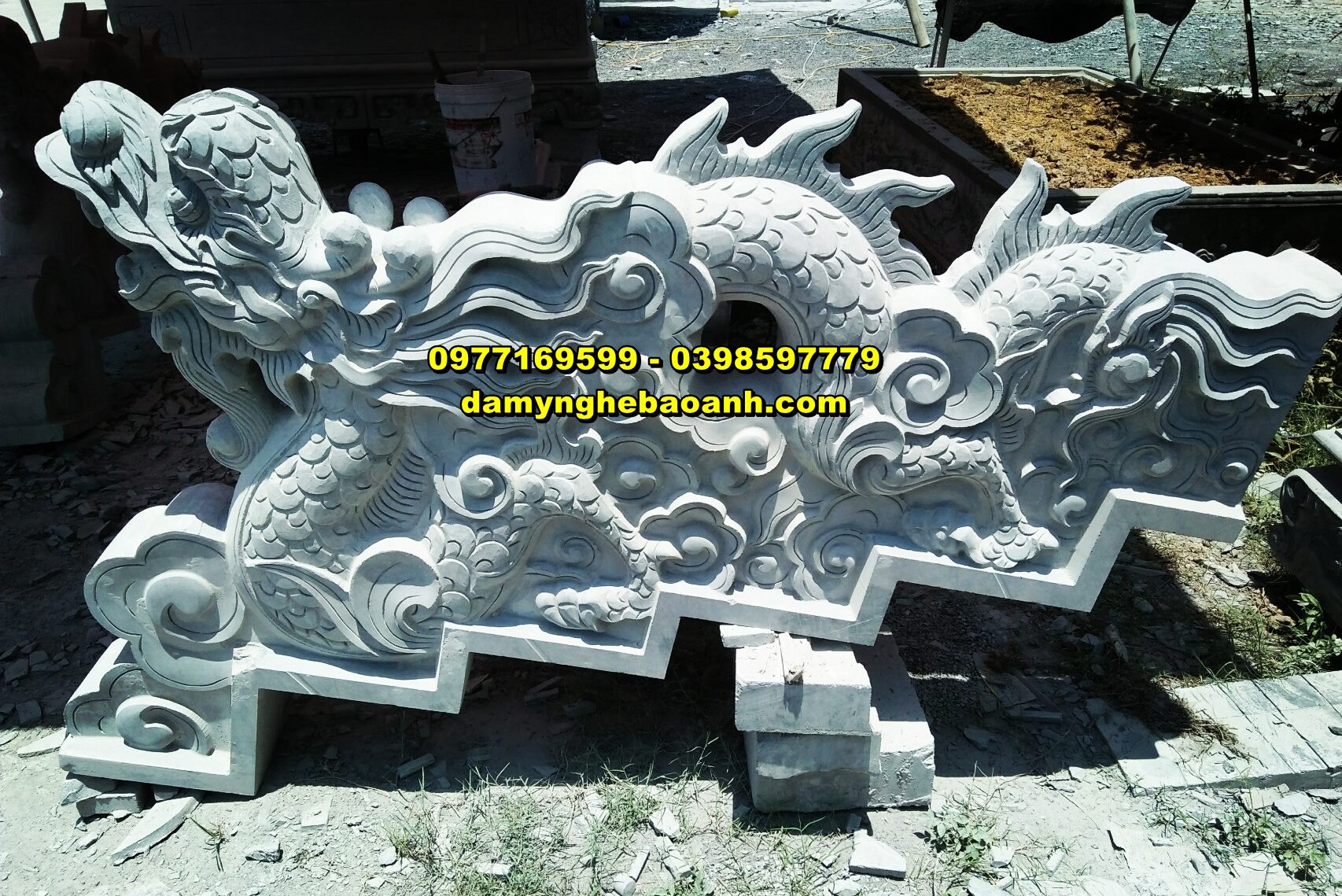 mẫu rồng đá,rồng đá phong thuỷ đẹp tại ninh bình