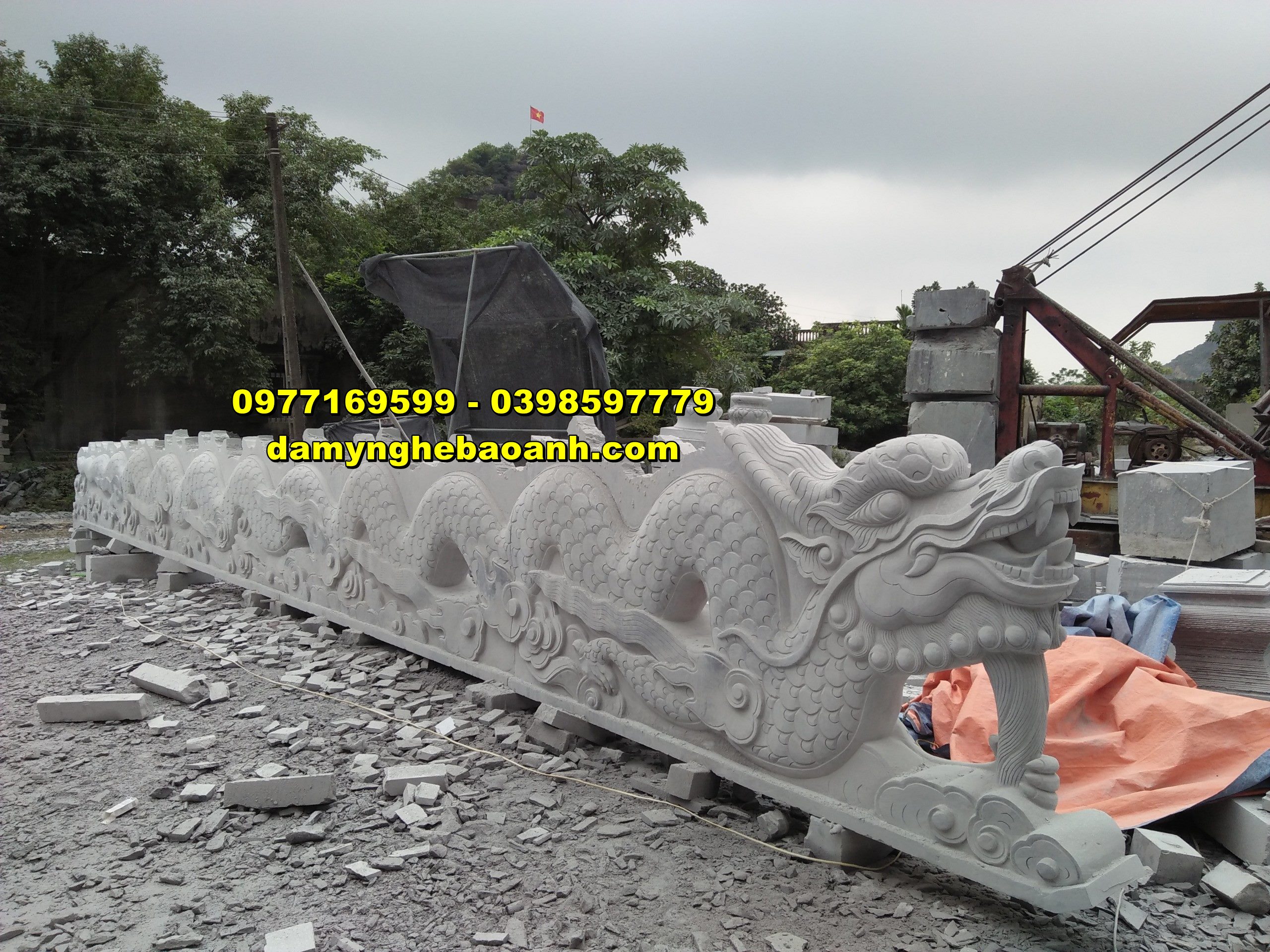 mẫu rồng đá,rồng đá phong thuỷ đẹp tại ninh bình