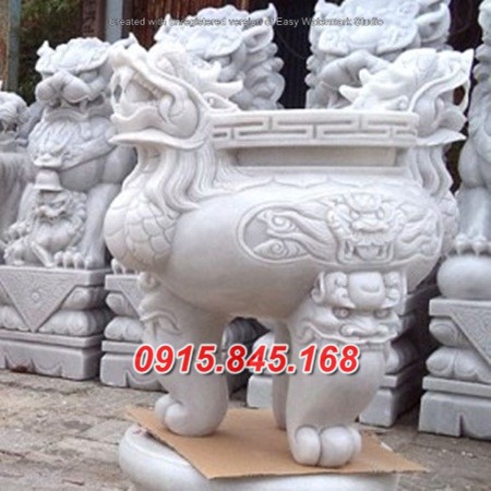 221 Lư hương đá đẹp bán lạng sơn - đỉnh hương bằng đá