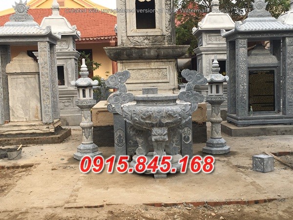 221 Lư hương đá đẹp bán lạng sơn - đỉnh hương bằng đá