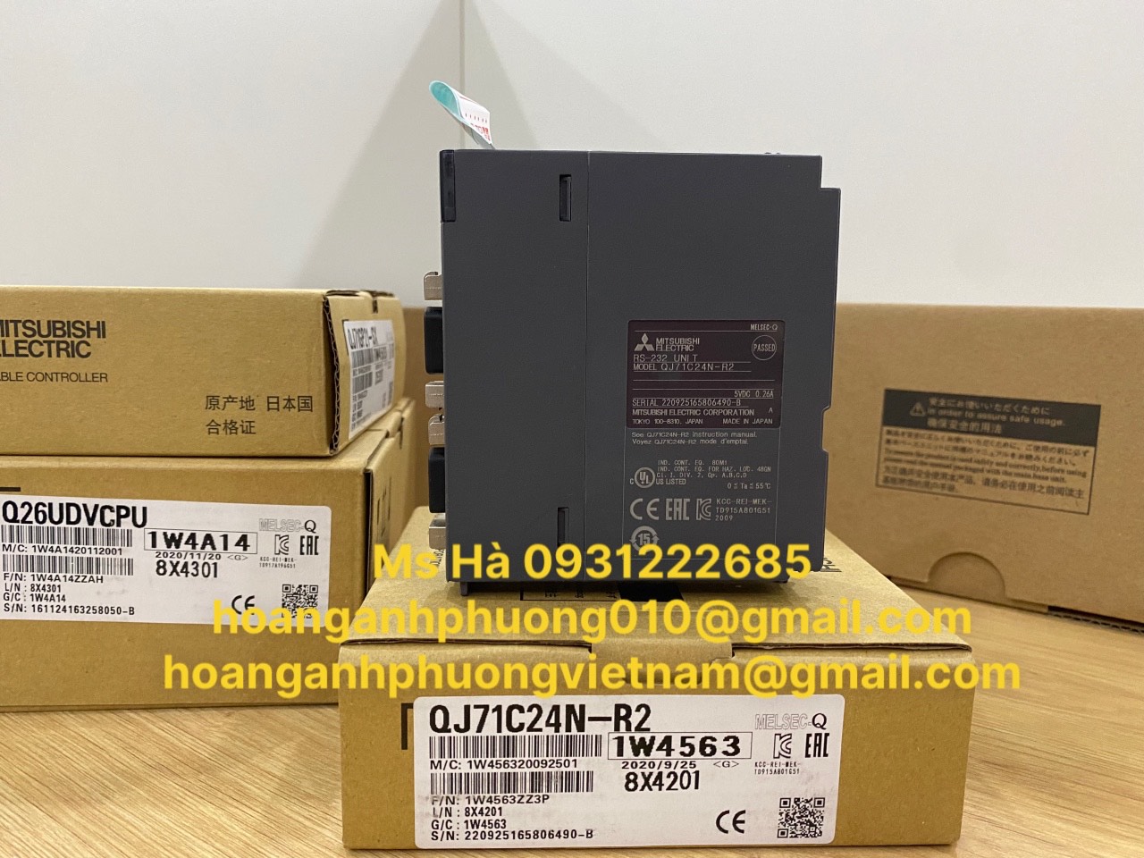 Bình Dương - PLC mạng nhập mới 100% QJ71C24N-R2 mitsubishi