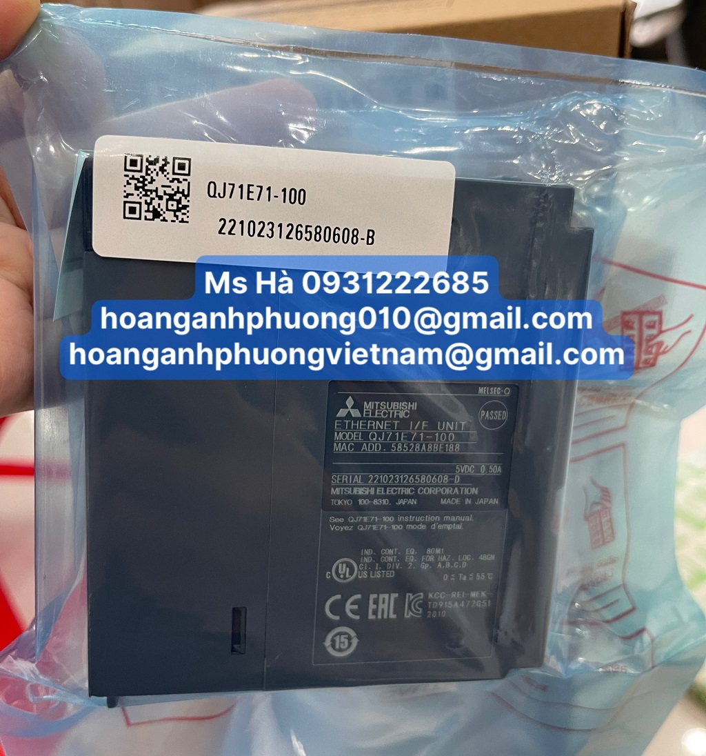 Hàng nhập khẩu dòng mitsubishi QJ71E71-100 mô đun ethernet