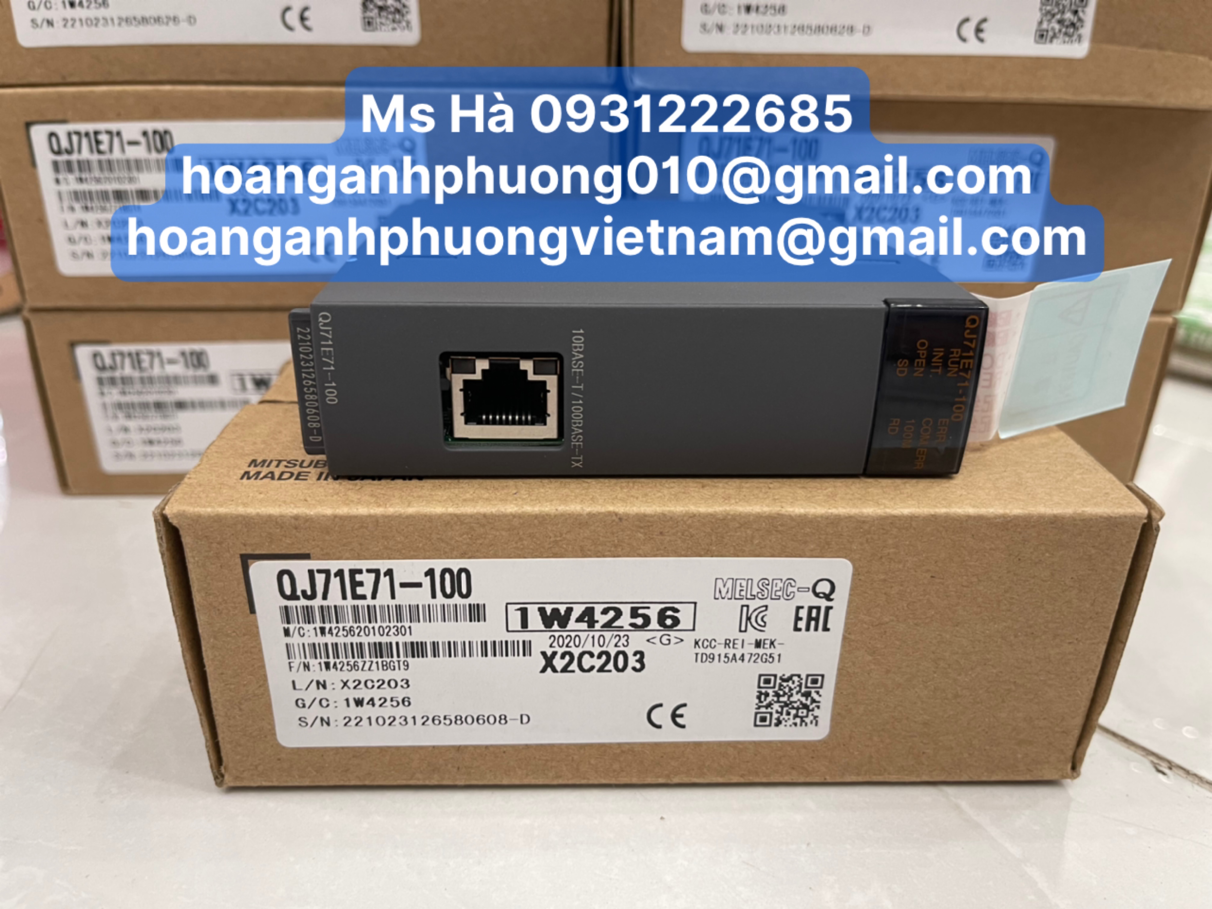Hàng nhập khẩu dòng mitsubishi QJ71E71-100 mô đun ethernet