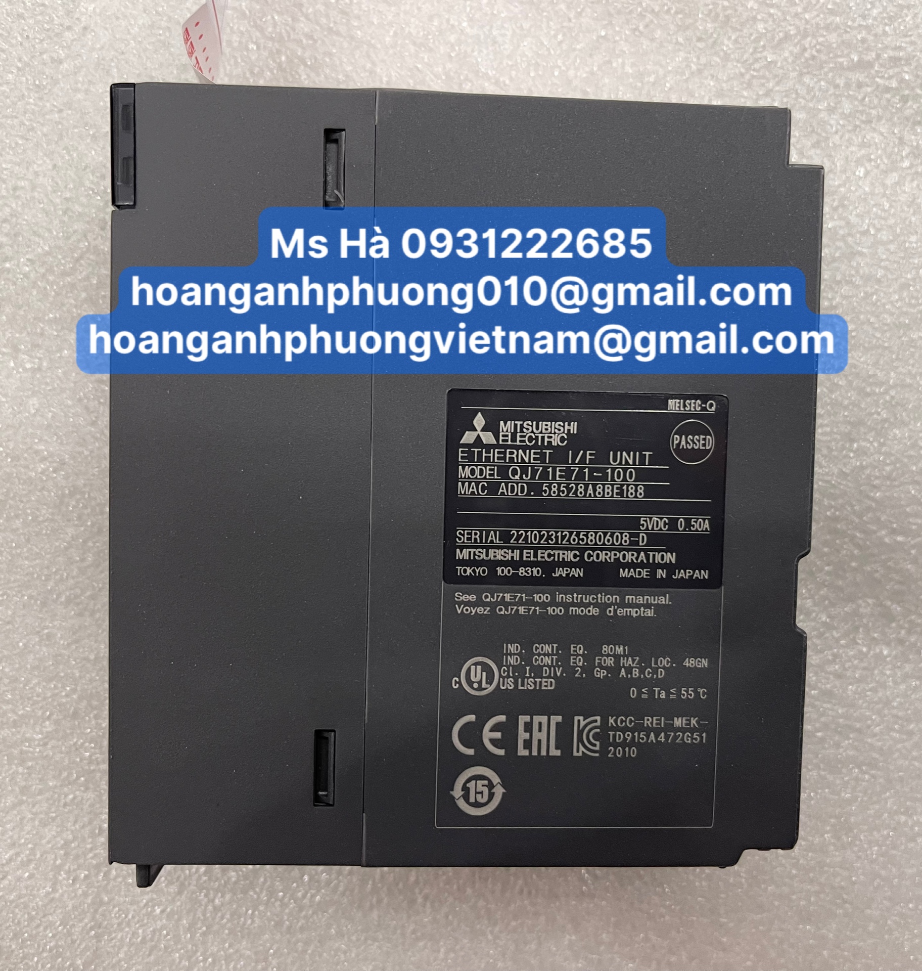 Hàng nhập khẩu dòng mitsubishi QJ71E71-100 mô đun ethernet